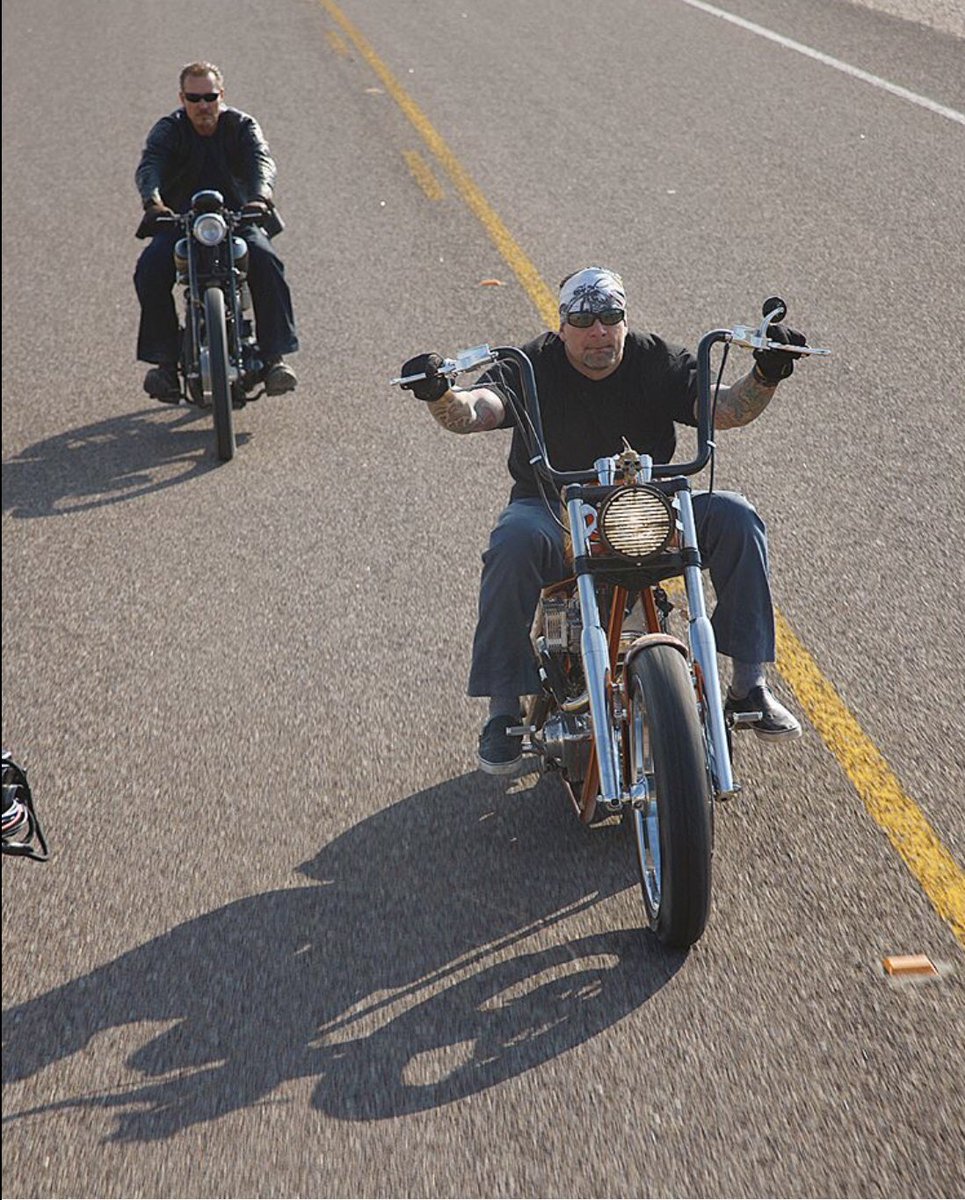 Flashback 
🤩
Decker the artist 
#westcoastchoppers #hippodrome #ciscobike #payupsucker #jeffdecker