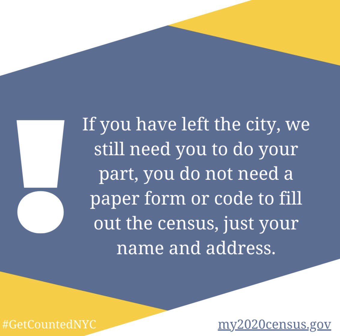 cydnewyork's tweet photo. There’s still 40 days left to fill out the 2020 Census! It’s quick, easy, and crucial for funding for NYC. To learn more go to https://t.co/F7nvJahmwq. https://t.co/g2muvwDdZb