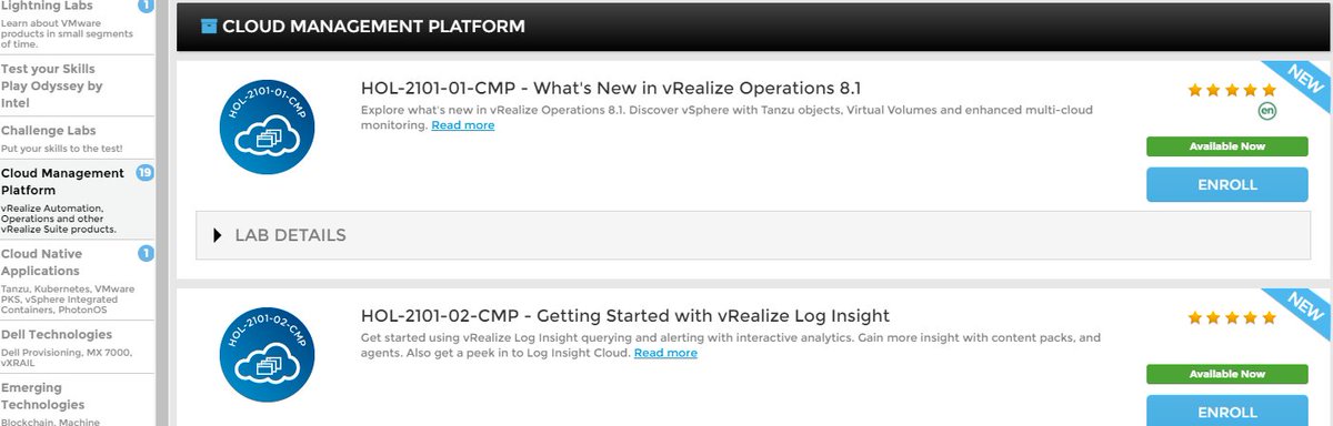 BethCSouza's tweet photo. Let's improve our knowledge about #vCloudManagementPlataform exploring all new hands-on labs! #vRealizeOps #vRNI #vRealizeLogInsight  #vRealizeAutomation
#vExpert #vExpertCloudManagement #vCommunity https://t.co/4WdXxkl1py