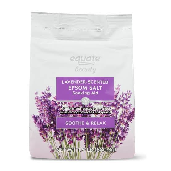 Lavender Scented Epsom Salt Soaking Aid helps provide the relief you need. 
#relaxation
#reliefepsom
#pureepsom
#mountainfalls
#equatebeauty
#calminglavender
#soothing
#soakingsolution
#lavenderessential
#selfcare
Call 07055677757, 07083006878 to order