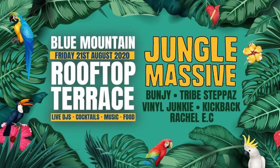 🦜 TONIGHT: #JungleMassive & @x_amnt  label launch w/ @djbunjy - @Tribesteppaz - @Garethkickback - @djvinyljunkie - @DJRachEC 🦜 facebook.com/events/3499979…