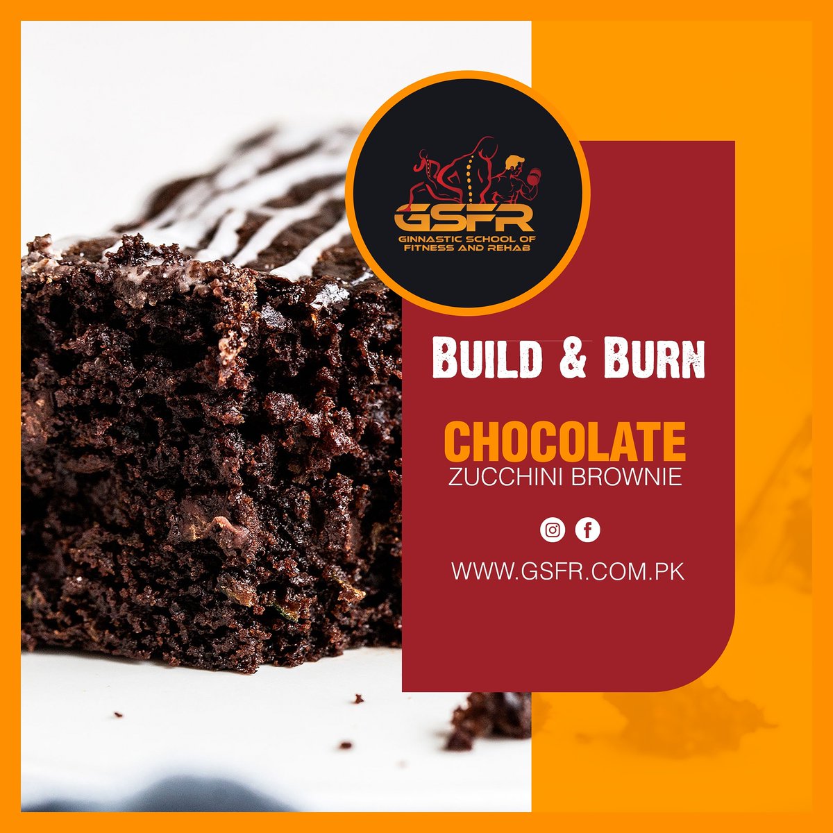 GsfrOfficial's tweet photo. Build&Burn Chocolate Zucchini Brownie .Great refers option.
#gsfr #buildburn #Season4 #healthcare https://t.co/CWqKSG0cba