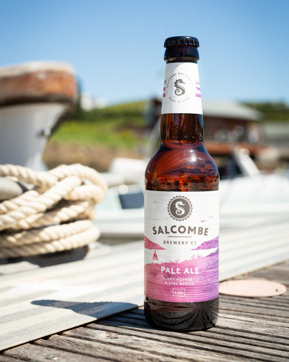 SalcombeBrewery's tweet photo. We are lucky enough to enjoy Salcombe's sunshine and sea air all year round but for everyone else we've bottled it #madeofhere https://t.co/PgCzhSp20u