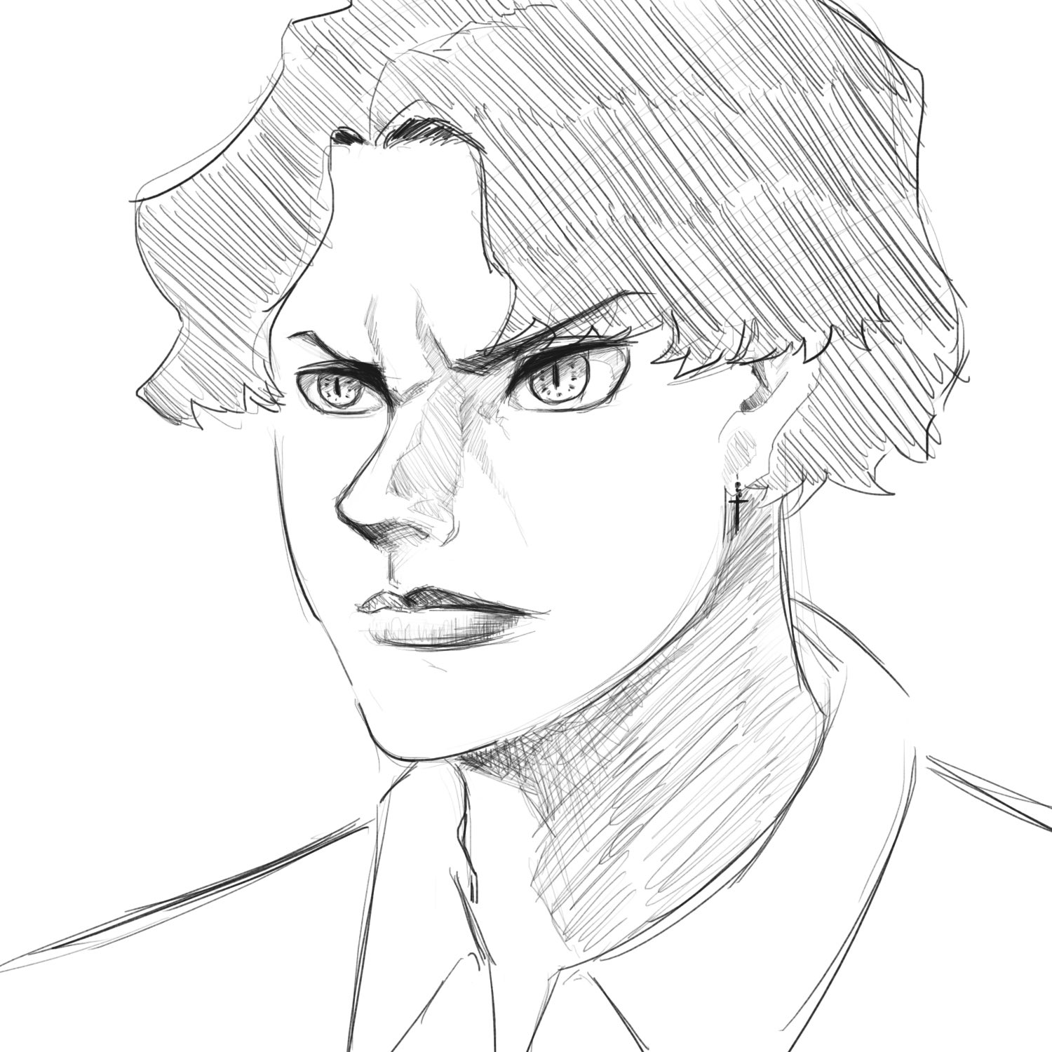 かねち 身体の描き方 リアル風鬼舞辻無惨様 大学とかにいたらメロメロになりそう 鬼滅 鬼舞辻 無惨様 イラスト好きさんと繋がりたい 二次創作 落書き