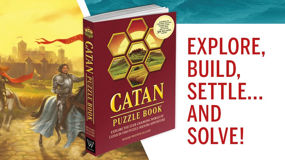 welbeckpublish's tweet image. It's the @UKGamesExpo this weekend, and what better way to celebrate than by extending your visit to #Catan with our brand new official puzzle book? Pre-orders now open! bit.ly/catanpuzzle 

@settlersofcatan #VirtuallyExpo #UKGE2020 #UKGamesExpo