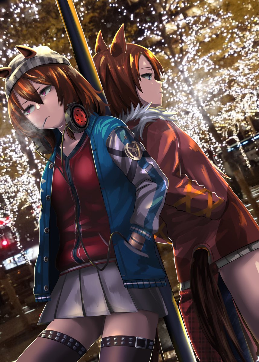 悩び 夜の街 冬 ウマ娘 ナリタタイシン ナカヤマフェスタ 悩び 夜の街 冬 ウマ娘 ナリタタイシン ナカヤマフェスタ