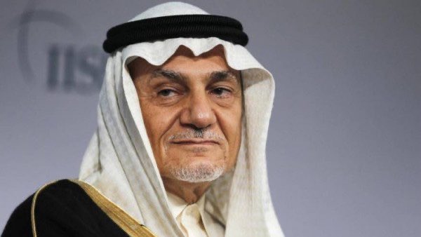 AJELNEWS24's tweet photo. الأمير تركي الفيصل:

إذا كانت أي دولة عربية يناهزها اللَّحَاق بدولة الإمارات العربية المتحدة، فيجب أن تأخذَ الثمنَ في المقابل، ولا بُدَّ أن يكون ثمناً غالياً ..ولقد وضعت المملكة العربية السعودية ثمنَ إتمام السلام بين إسرائيل والعرب، هو قيام دولة فلسطينية ذات سيادة وعاصمتها القدس. https://t.co/SGOznytOZh