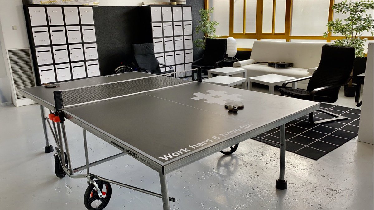 biworking's tweet photo. Ayer tuvimos nuestro primer PING PONG STARTUPS CHAMPIONSHIP 🏓🏆

Nuestro ganador se llevó un premio de un puesto de coworking gratis durante un mes! 🙌🏽

Muchísimas gracias a todos 🧡 #coworking #torneo #pingpong #biworkingafterworks #startups #biworking https://t.co/QTifcsFlts