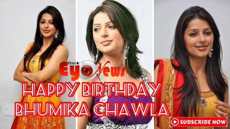  Wish from Back Eye News | Happy Birthday Bhumika Chawla  