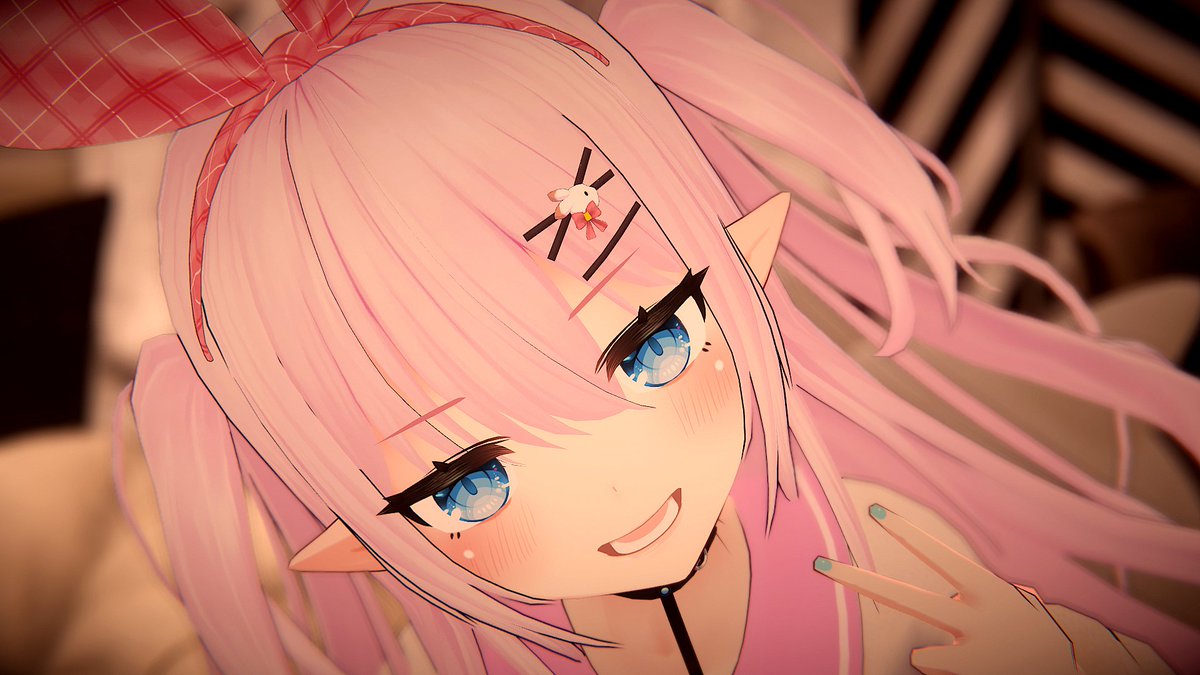アルディナさんを魔改変してVRChatのアバター作りました
ピンク髪碧眼のうさぎ系メスガキエルフです🐇 