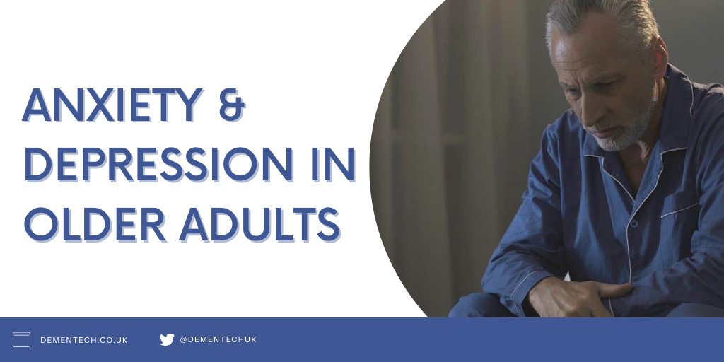 An older adult may be depressed if they experience: ✅ Loss of self-esteem ✅ Negative thoughts ✅ Suicidal thoughts that are persistent ✅ Indecisiveness Learn more: dementech.com/2020/08/21/dep… #Depression #anxiety