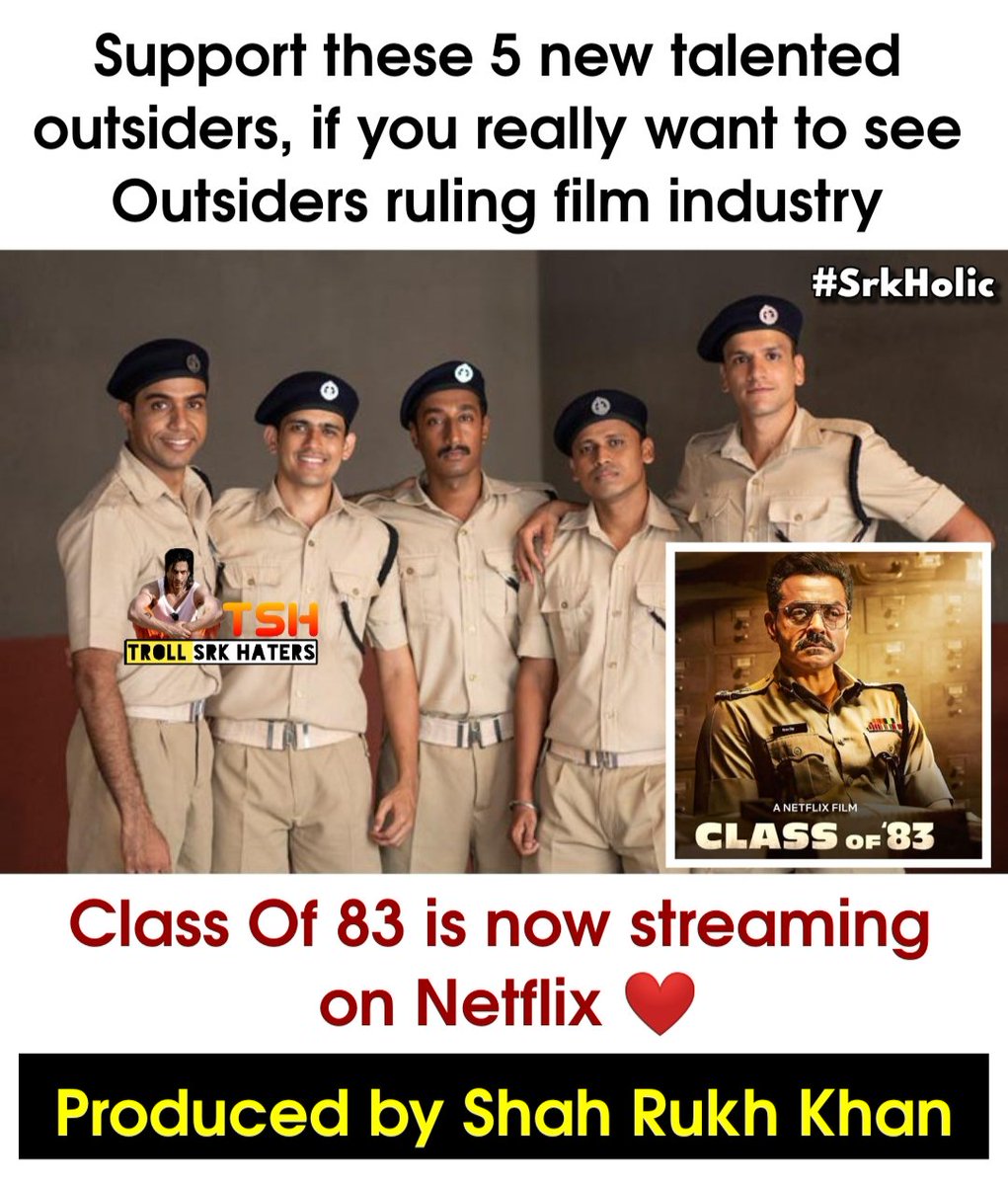 trollsrkhaters5's tweet image. Support them 🙏
#SRK #ClassOf83 #BobbyDeol
