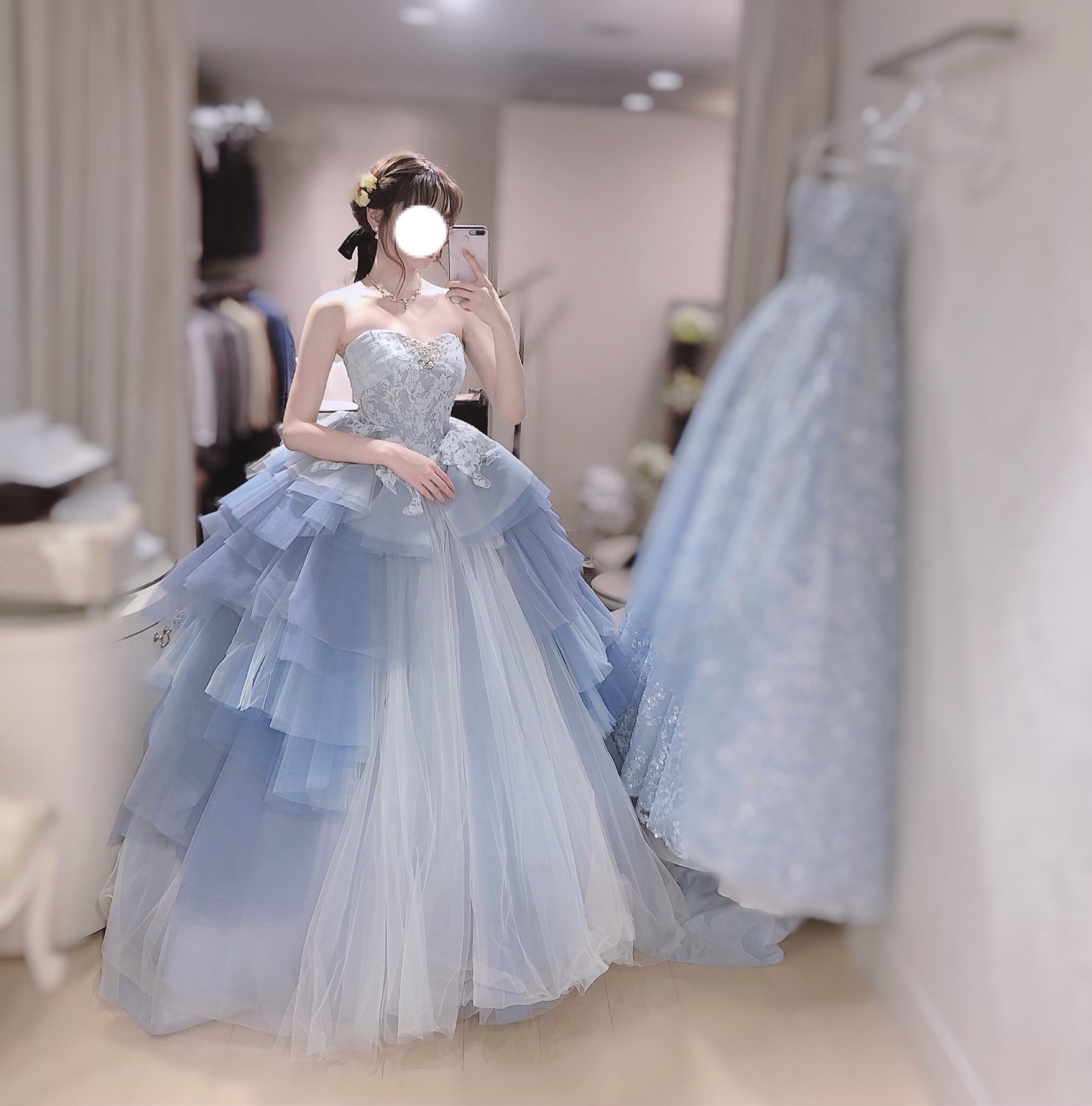 夜 𝐃𝐢𝐬𝐧𝐞𝐲 𝐏𝐫𝐢𝐧𝐜𝐞𝐬𝐬 𝐖𝐞𝐝𝐝𝐢𝐧𝐠 𝐂𝐨𝐥𝐥𝐞𝐜𝐭𝐢𝐨𝐧 ドレスとんでもない量見た中で 質感や裁断 断トツで美しく これは絶対作れないと思わされるドレス Disneyから唯一公式特許がおりている
