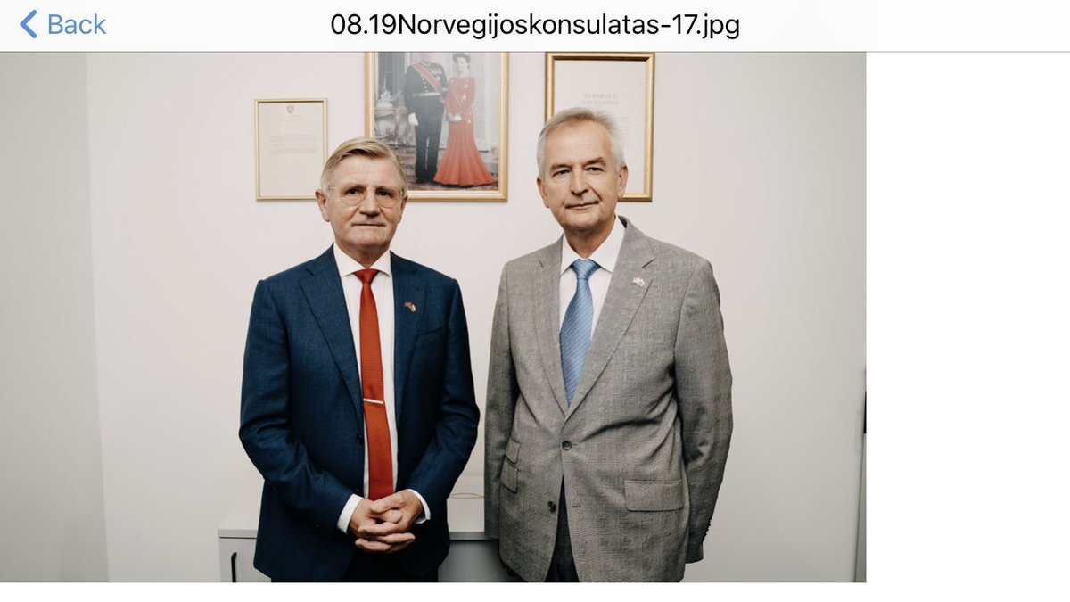 Almost 100 years ago in 1924, the first Norwegian diplomatic representation in Kaunas was established. This week I had the pleasure of opening the new premises of the Honorary Consulate of the Kingdom of Norway in Kaunas with Honorary Consul Vytautas Valaitis.