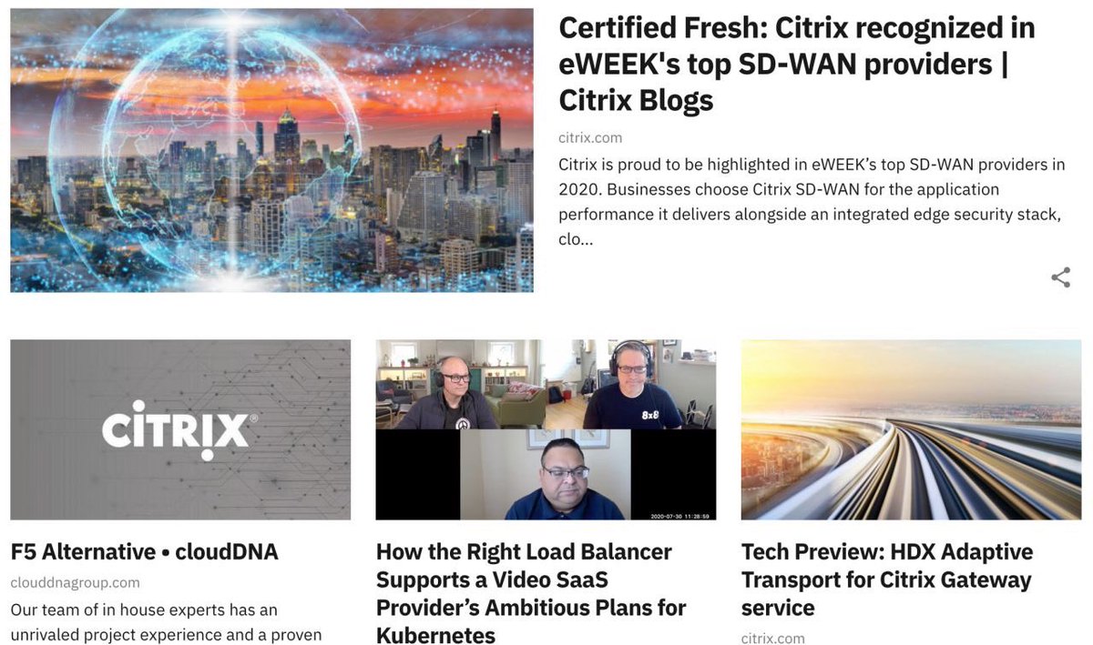 Packed full of #news, #updates and insider #tips on #Citrix #SDWAN, #ADC and everything you need to know on the latest from the Citrix #networking and #security portfolio! #ILoveNetScaler

#F5 #CitrixGateway #HDX #CitrixSDWAN110 #CitrixADM #kubernetes   ilovenetscaler.com/#/