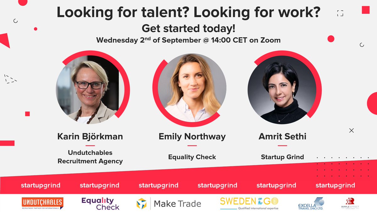 emilynorthway's tweet photo. Proud to be a guest panelist and presenter next week at @StartupGrindOSL. Welcome to join!  https://t.co/xP5RfRT88s 
 #startupgrind #sgvirtual https://t.co/hp58I3I6vC