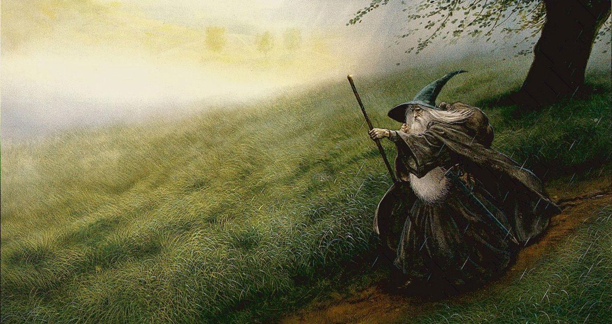  #TolkienEveryday Day 29 We celebrate another birthday today as John Howe turns 63. The renowned artist’s work is featured on and in a wide range of Tolkien books including his covers for HoME as well as Robert Foster’s Complete Guide to Middle-earth. Happy Birthday John!