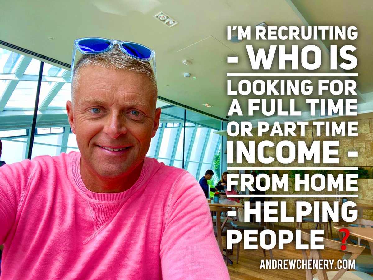 AndrewChenery's tweet photo. Are you looking for the next exciting chapter ❓
Maybe you’ve been #furloughed or have been made #redundant, and are looking at what to do next❓
As a recruiter and coach with the company I work with, we are looking to help more people earn an extra full-time of part-time income. https://t.co/E4zMlW19uQ