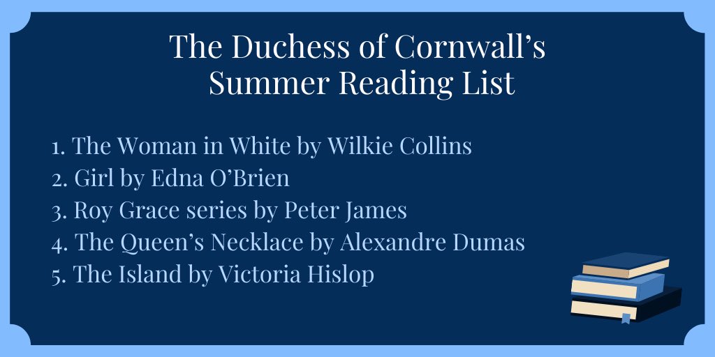 Новый список чтения от герцогини Корнуольской 
