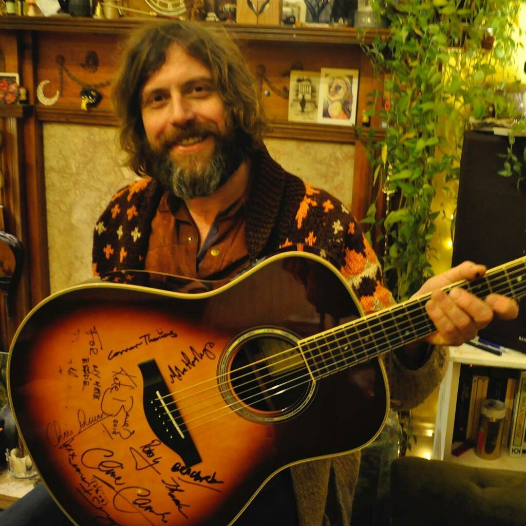 BertJanschFoundation (@bertjanschfdn) on Twitter photo Mike Hastings, of <a href="/Trem_Bells/">Trembling Bells</a> and Mike & Solveig, played Gnome Like Divas (an anagram of Mike and Solveig) on the #80PlaysForBert #Transacoustic #guitar earlier this year. Hear it at ift.tt/2QcMRUP instagr.am/p/CEJg1qdn5ge/ Mike Hastings, of <a href="/Trem_Bells/">Trembling Bells</a> and Mike & Solveig, played Gnome Like Divas (an anagram of Mike and Solveig) on the #80PlaysForBert #Transacoustic #guitar earlier this year. Hear it at ift.tt/2QcMRUP instagr.am/p/CEJg1qdn5ge/