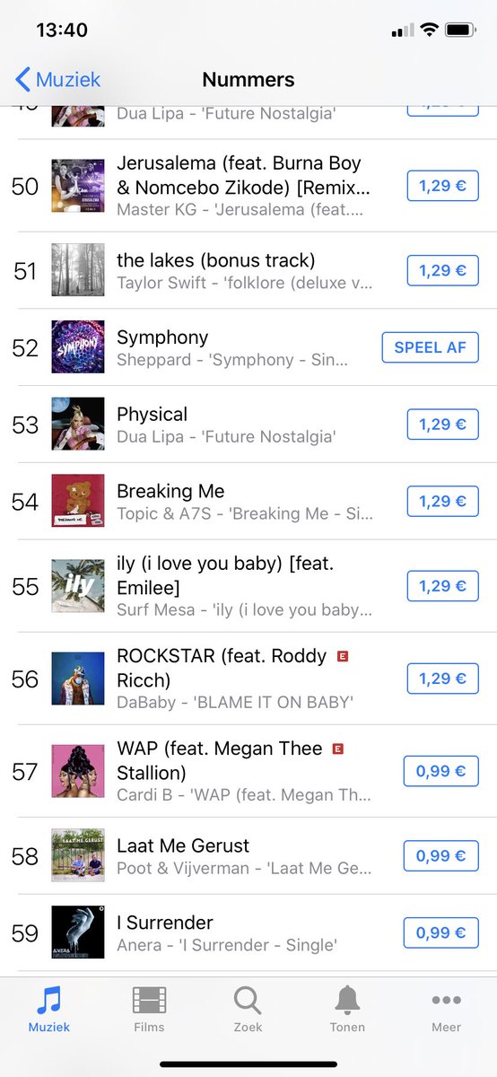 CindyVdN's tweet photo. @wearesheppard @amysheppardpie @GShepOfficial @ESheppard @jaybovino  symphony came in on Belgian iTunes at 52 😁 https://t.co/prJPPoC49H