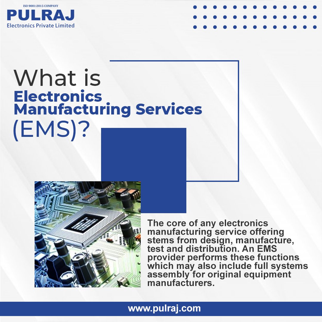 LtdPulraj's tweet photo. “Electronics Manufacturing Services” refers to an overall industry and also to a specific class of subcontractor or company. EMS is also often used interchangeably with the more generic term “contract manufacturing (CM)”.
Website: https://t.co/f9Tws8KDsE
Call us: 022 2768 5069 https://t.co/6ze6I7qPvX