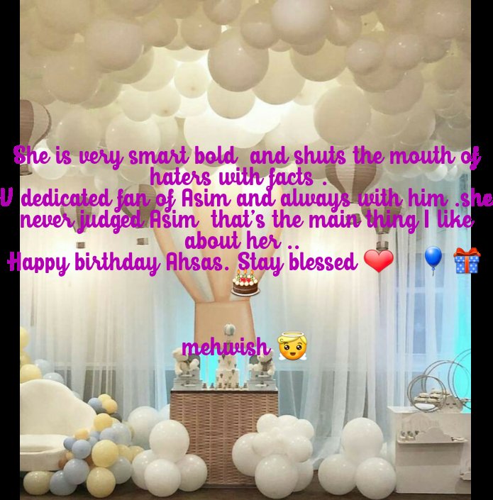  @Mehwishyaqoob6   #HBDAhsas 
