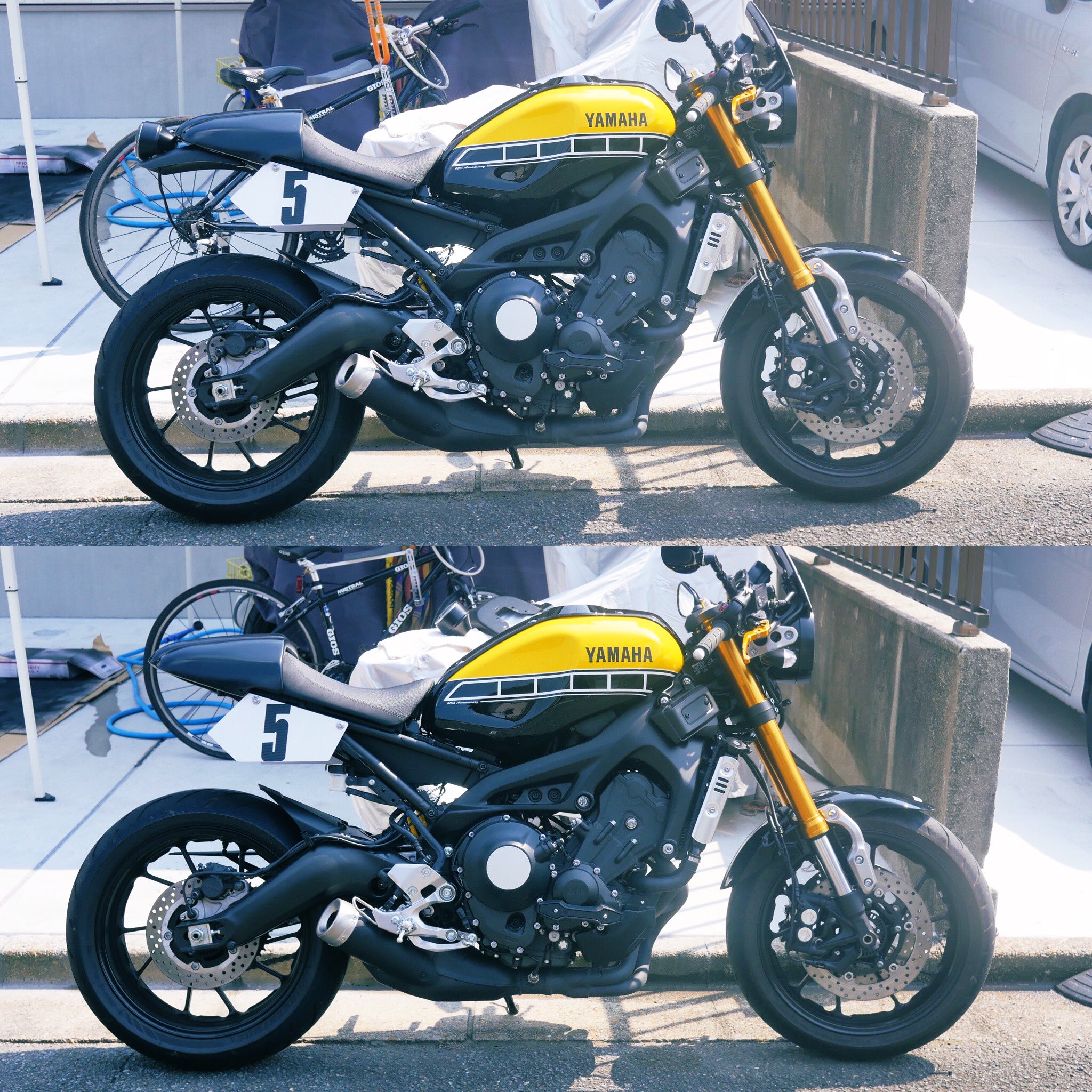 xsr900 S2コンセプト シートカウル ヤマハ XSR900 2022- シートカウル ブルー S2コンセプト : モトパーツ