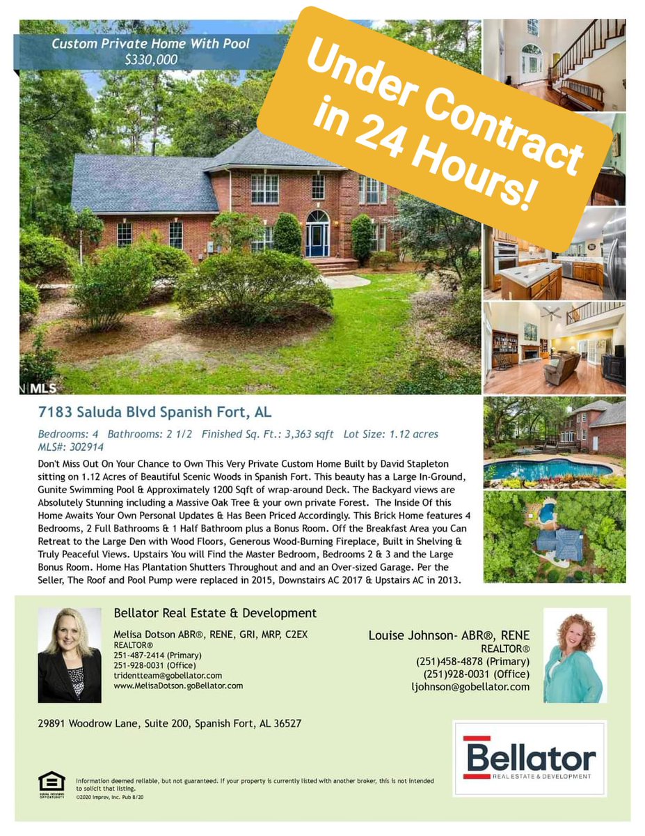 MelisaDotson11's tweet photo. Congrats to our Sellers! Ready  to move, Give us a call. #provenresults #tridentteam https://t.co/23B0T89O72