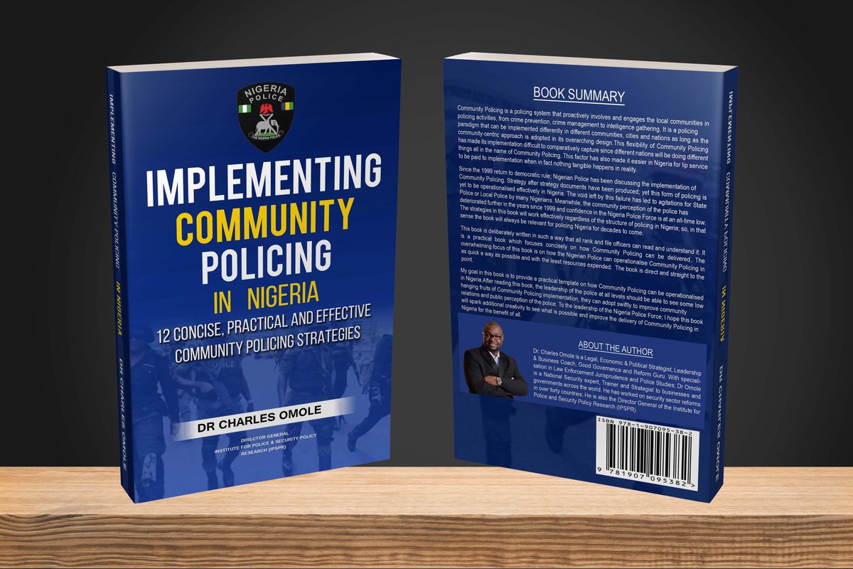 My latest book on how to deliver Community Policing at little or no cost was written to show that money is not d main problem, but lack of political will & entrenched corruption within the system. With ideas & solution, I hope the Govt can learn to keep it simple & do the needful