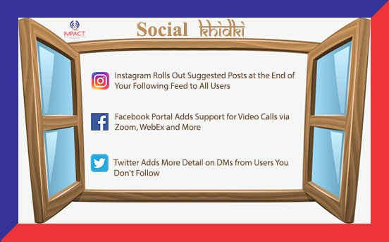 ImpactPR's tweet photo. What's the latest in the social media world?
Tune in to our weekly #SocialKhidki and get weekly updates of Social Media!
.
.
#SM #updates #marketing  #socialmediatrends #socialmediaupdates #socialmedianews #pr #pr_professionals #ImapctPR https://t.co/b3z9M7BZG5