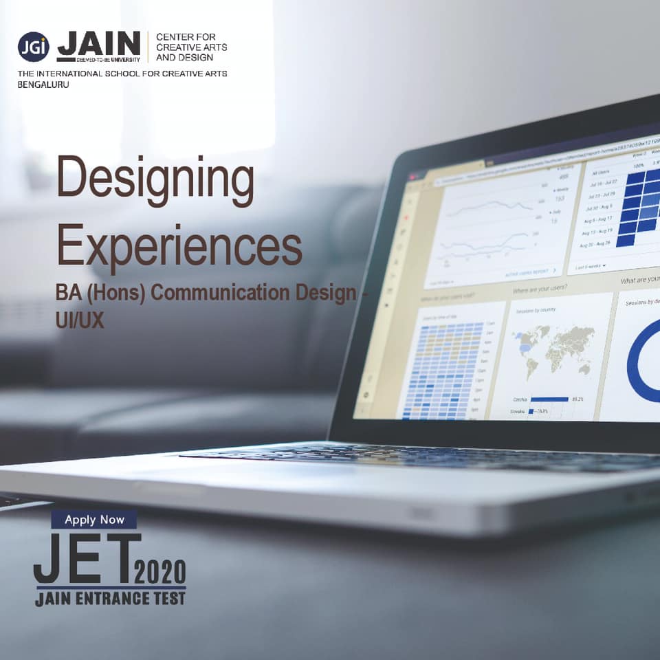 CCAD23132105's tweet photo. Learn the art behind how a product feels and how it is laid out .Apply now for JET 2020 and enroll for BA(Hons)/MA Communication Design - UI/UX
#jainuniversity #jet2020 #jainccad #uiux https://t.co/LWIdlBaAZ6