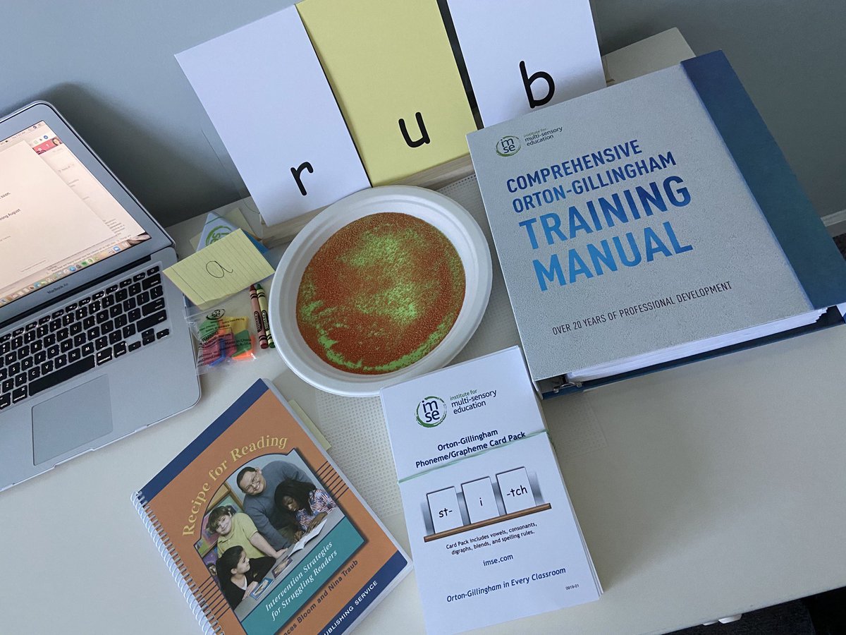 Heading into day 5 of this wonderful training and can’t believe it’s already over! Huge thank you to <a href="/sarahnjmoore/">Sarah Moore</a> for showing a strong dedication and passion throughout the week  #rvilleproud <a href="/IMSEOG/">Institute for Multi-Sensory Education</a>