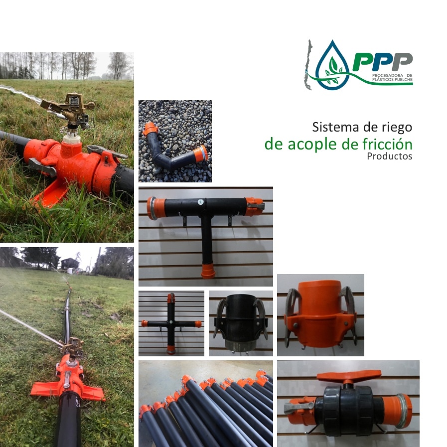 PPuelche's tweet photo. Sistema de riego de acople de fricción PPP:
En PPP desarrollamos este novedoso sistema de riego que tiene las ventajas de estar elaborado en base a un material único en propiedades mecánicas, el Polietileno de Alta Densidad (HDPE).
#pppltda
#sistemasderiegomovil
#sistemasderiego https://t.co/FjJmeedkTL