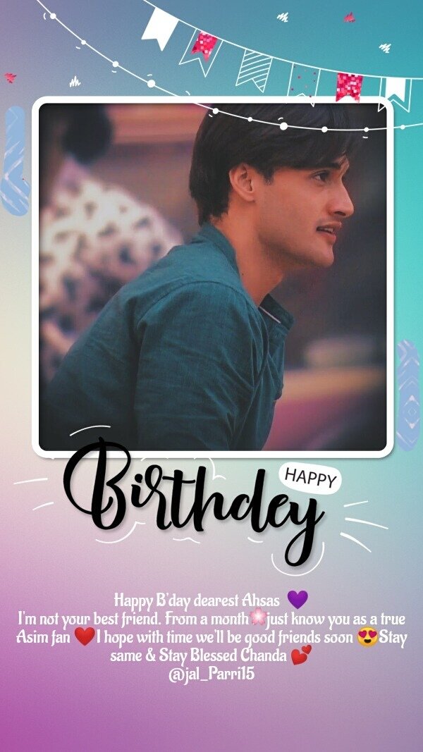  @Jal_Parri15   #HBDAhsas 