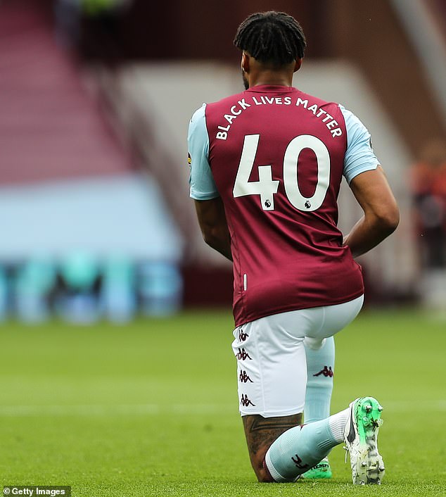 Sayers8's tweet photo. Several weeks ago, I got a message from #ShirtsforChange saying I'd won an #avfc #blacklivesmatter shirt. Today it turned up & what a guys shirt to have @OfficialTM_3. Now need this framed. https://t.co/dbgOmmdQkt