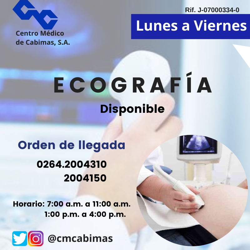 CMCabimas's tweet photo. Nuestro servicio ACTIVO en esta cuarentena colectiva.🩺
.
Ecogramas mantienen un 20% de descuento. Para conocer precios llama a: ☎️
0264.2004310
0264.2004363
.
☑️Ecograma pélvico ☑️Ecograma mamario ☑️Ecograma abdominal ☑️Ecograma vaginal
☑️Ecograma Renal
.
#ecogramas #cmc https://t.co/cMdPv8PyCp