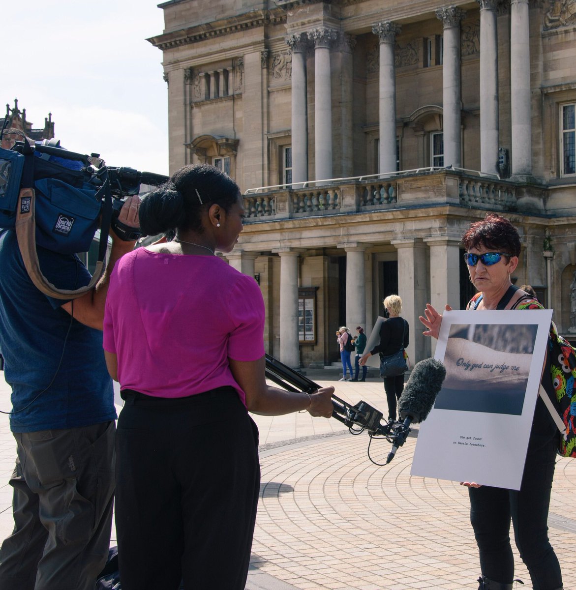 UntoldStoryHull's tweet photo. Watch @BBCLookNorth today at 13:30 & 18:30 for coverage of #absenceofevidence as our outdoor exhibition comes to a close and the message lands back home (Later broadcast more in depth) #spreadtheword
@IMPACTstratlit @HenryBraggArt @LankellyChase @publiclawprojct @sounddelivery https://t.co/gGC9jpTtHv