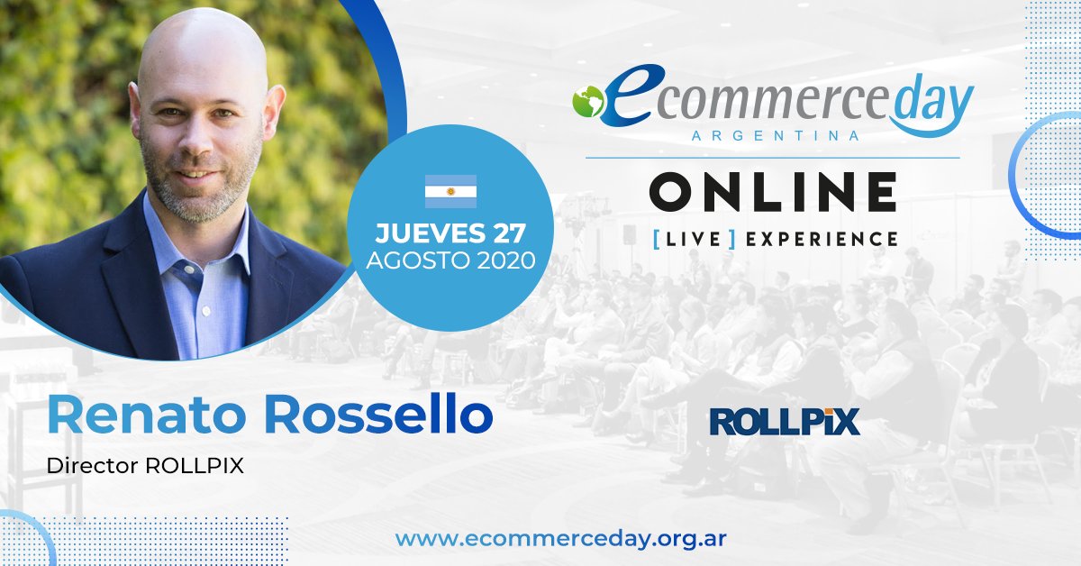🇦🇷 INFRAESTRUCTURA Y PLATAFORMAS. 💻 📲 Buenas prácticas de infraestructura y seguridad para el desarrollo del Comercio Electrónico.

👉 Renato Rossello, Co-Founder &amp; Director, <a href="/rollpix/">ROLLPIX</a>

¡Regístrate SIN CARGO! bit.ly/InscripciónAR

#YoMeProfesionalizoEnCasa #eDayAR