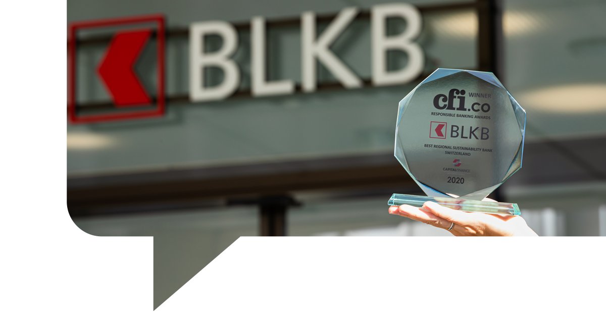 blkb_ch's tweet photo. BLKB erhält Auszeichnung als beste nachhaltige Regionalbank der Schweiz.
Die Jury würdigt insbesondere die Ganzheitlichkeit, mit der die BLKB Nachhaltigkeit lebt. Mehr dazu im Blog: https://t.co/NSwIBiKXWV
#blkb #wasmorgenzählt #baselland #nachhaltigebank #zukunftsorientiert https://t.co/q37WJYg1kh