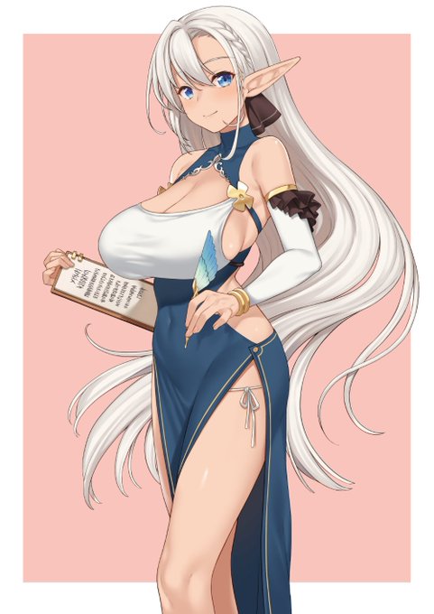 ファンティアに投稿しました!「新作のエルフ」 https://t.co/JlIrwo4aYp
ファンティアにも立ち絵と設定画を投稿しました。本編は9月中の完成に向けて鋭意製作中です。 