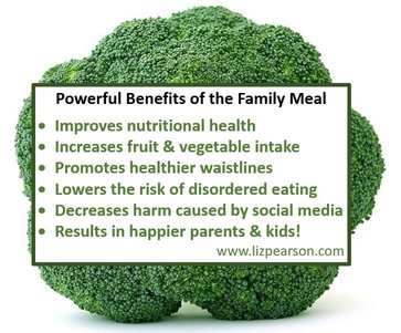 A silver lining of Covid-19 is far more families are sharing meals.  The benefits of the shared family meal are incredible...lizpearson.com/the-incredible…