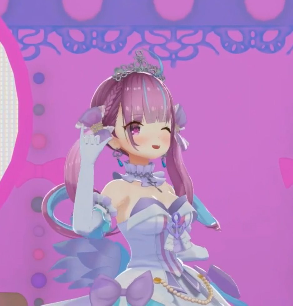 ウィンク頂きました 無事尊死 湊あくあソロライブ2020 雛月まあらのイラスト