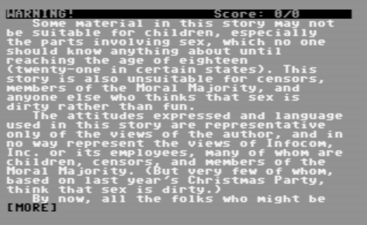 Chris Heilmann codepo8@toot.cafe on Twitter: "The snark in old time text  adventure games is amazing at times... https://t.co/TrFlP8qu1X" / Twitter