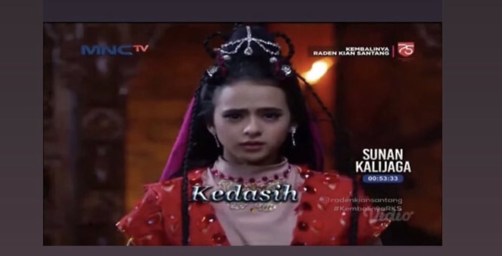 Jangan lupa terus saksikan <a href="/Cathy_nff/">cathy fakandi</a> di “Kembalinya Raden Kian Santang” setiap hari hanya di <a href="/Official_MNCTV/">MNCTV</a> jam 20:30 😊😉 #kembalinyaradenkiansantang