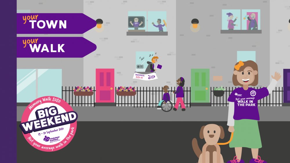 '<a href="/alzscot/">Alzheimer Scotland</a> Memory Walk is back for 2020 on Sat 19 &amp; Sun 20 Sept. This year won't be your average walk in the park - they'll be going virtual. It'll be your walk, your route, your way. 

Find out how to sign up here: bit.ly/3l7rmTy