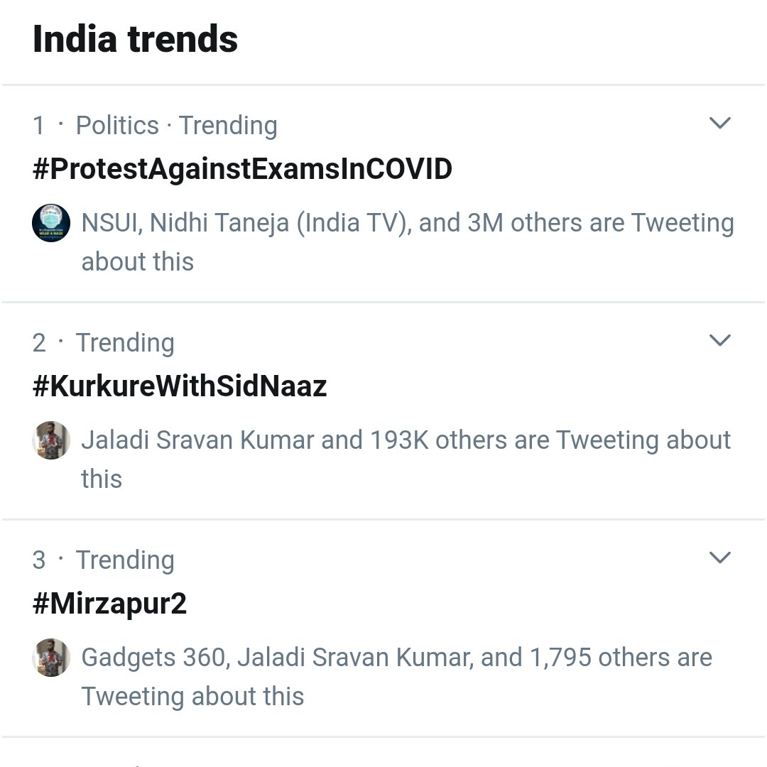 RohithMUPPANA1's tweet photo. #ProtestAgainstExamsInCOVID 

Trending no.1 with 3M tweets https://t.co/ABxfLTGWj0