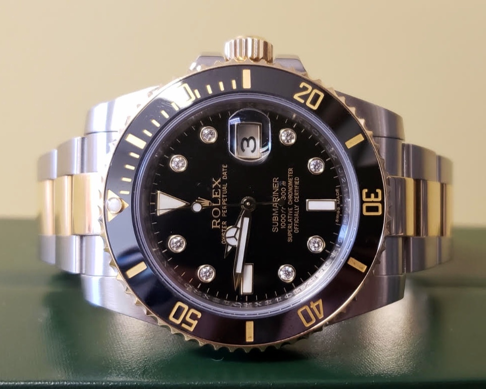 DiamondBanc's tweet photo. Seize the day! Take advantage of current trends to get the most for your Rolex Submariner timepiece https://t.co/gytFH2AGpd