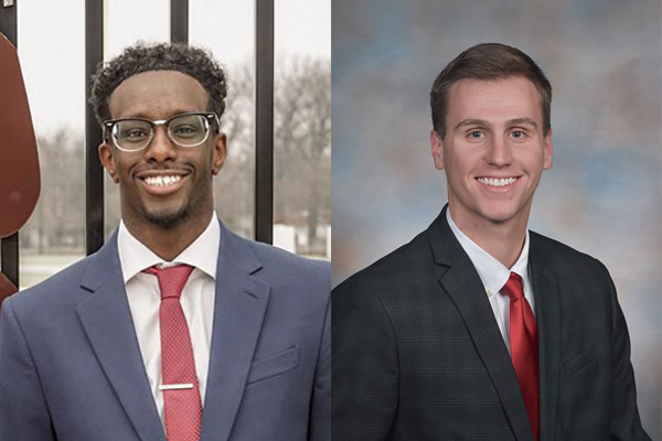 Congrats to the first and second runners-up for the 2020 Colley Award – Abdillahi Dirie (Iota Beta/Missouri State 2020) and Bryce Fuemmeler (Iota Mu/Missouri 2020)! #ThetaChi #MSUBears #Mizzou bit.ly/31hliQF
