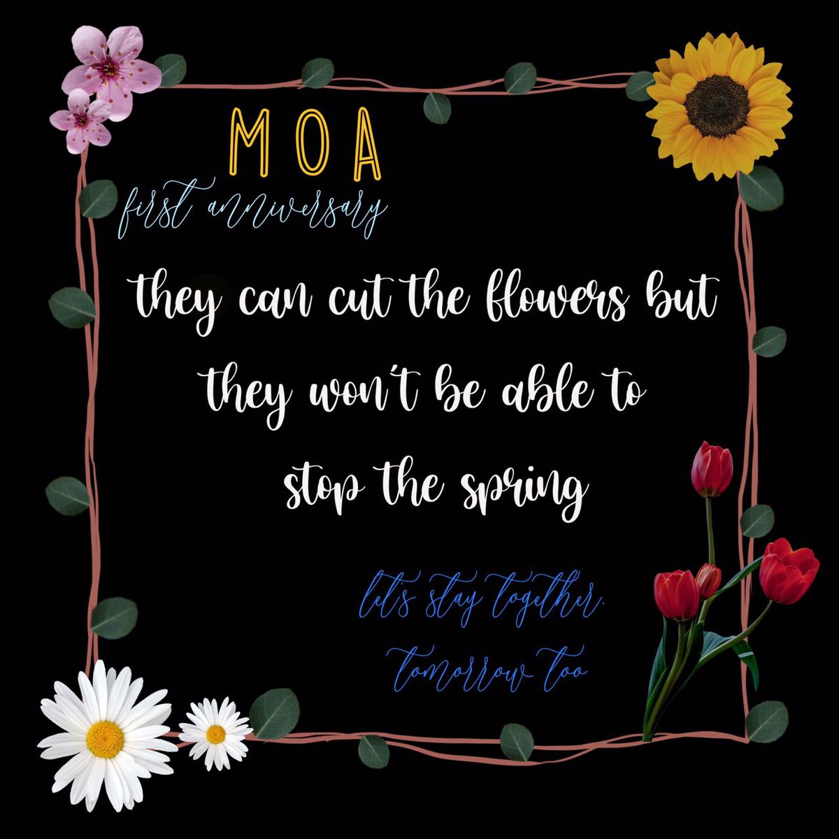 DGuada096's tweet photo. ¡Happy First Anniversary MOA!

𝓛𝓮𝓽𝓼 𝓼𝓽𝓪𝔂 𝓣𝓸𝓰𝓮𝓽𝓱𝓮𝓻 𝓽𝓸𝓶𝓸𝓻𝓻𝓸𝔀 𝓽𝓸𝓸💕

#1YearWithMOA
#MOA_X_TOGETHER 
#ParaguayLovesTXT 
#1AñoSoñandoConTXT 
@TXT_members @TXT_bighit https://t.co/mZoyN4j7um